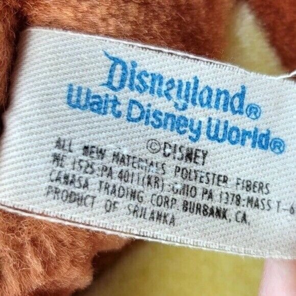 Disneyland Disney World Bambi Plush Brown 13" Doe Laying Deer Stuffed Vintage - Picture 8 of 11